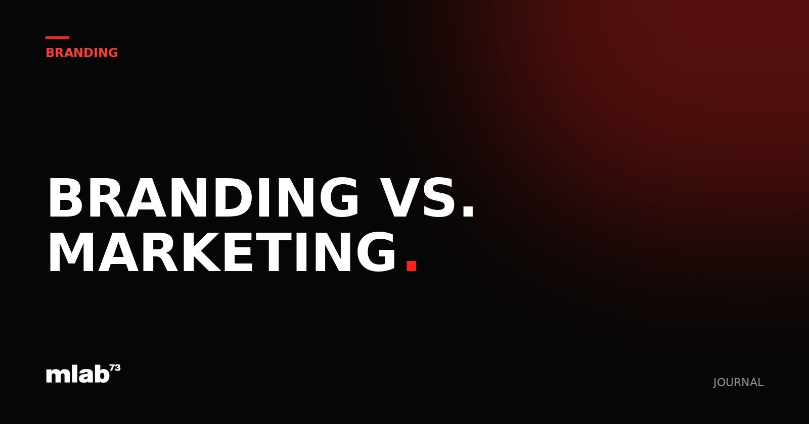Branding vs. Marketing: What's the Difference (and Why You Need Both)