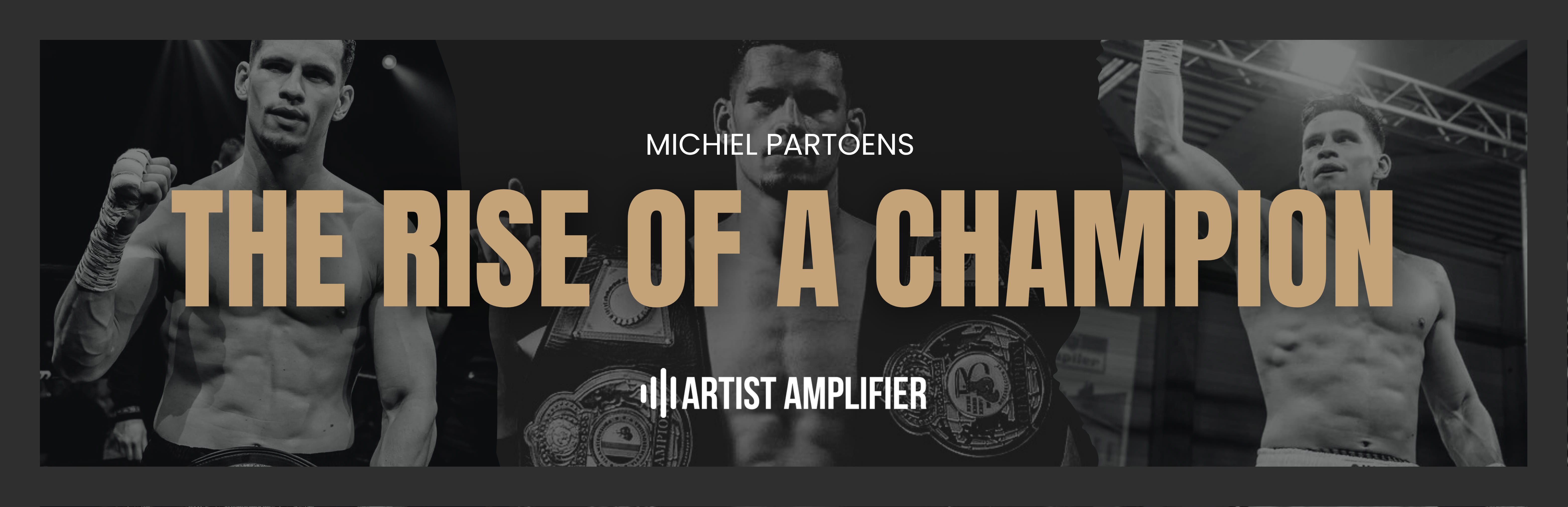 Michiel Partoens: The Rise of a Champion — Premium-Gold-VIP-Ticket, Vorderseite