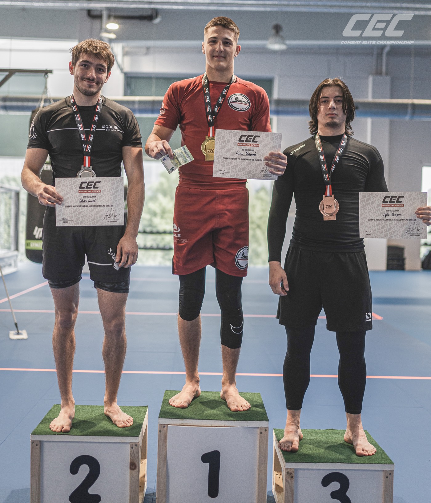 Ein zweites Erwachsenen-Podium bei Grappling Series 1