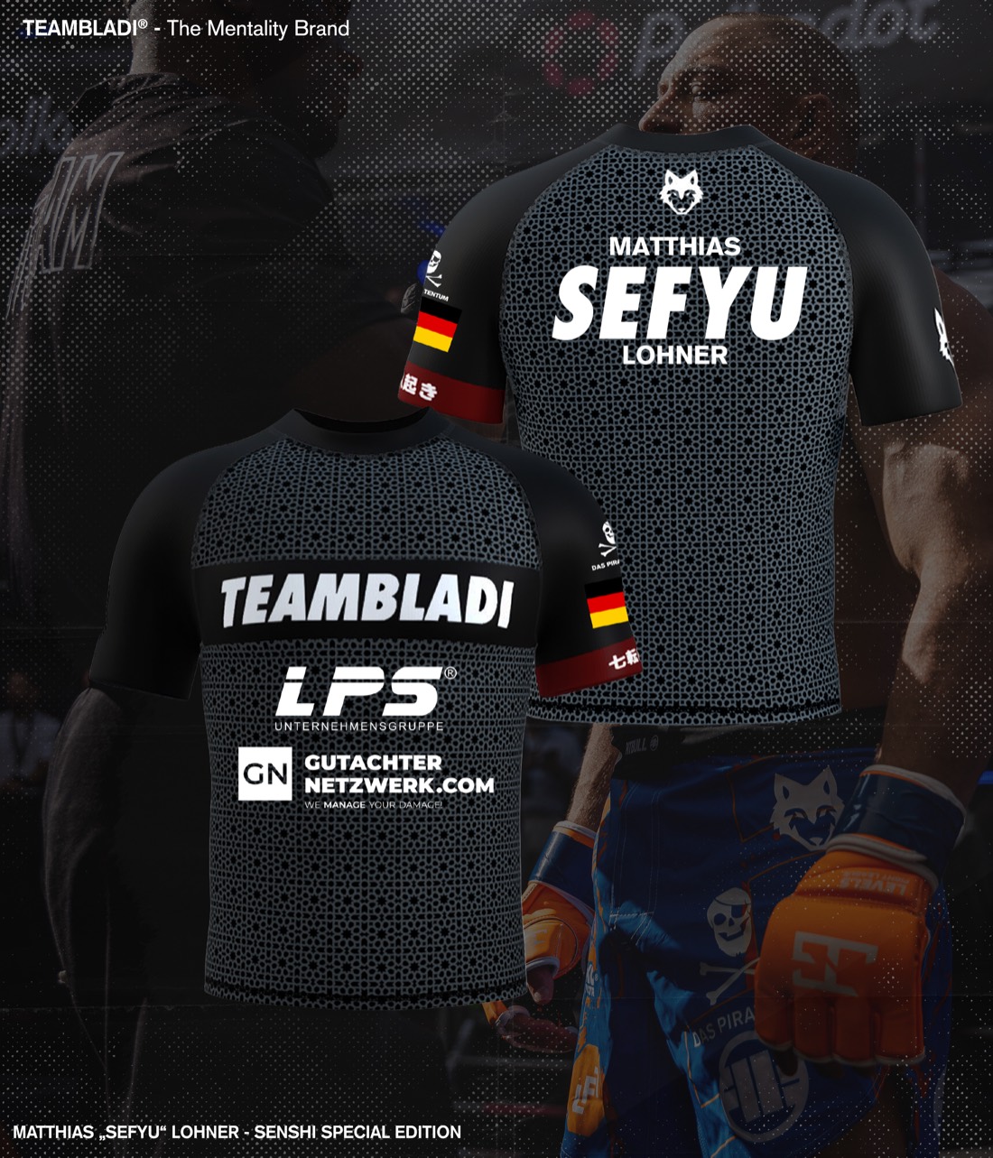 Rashguard-Design für Matthias „Sefyu“ Lohner