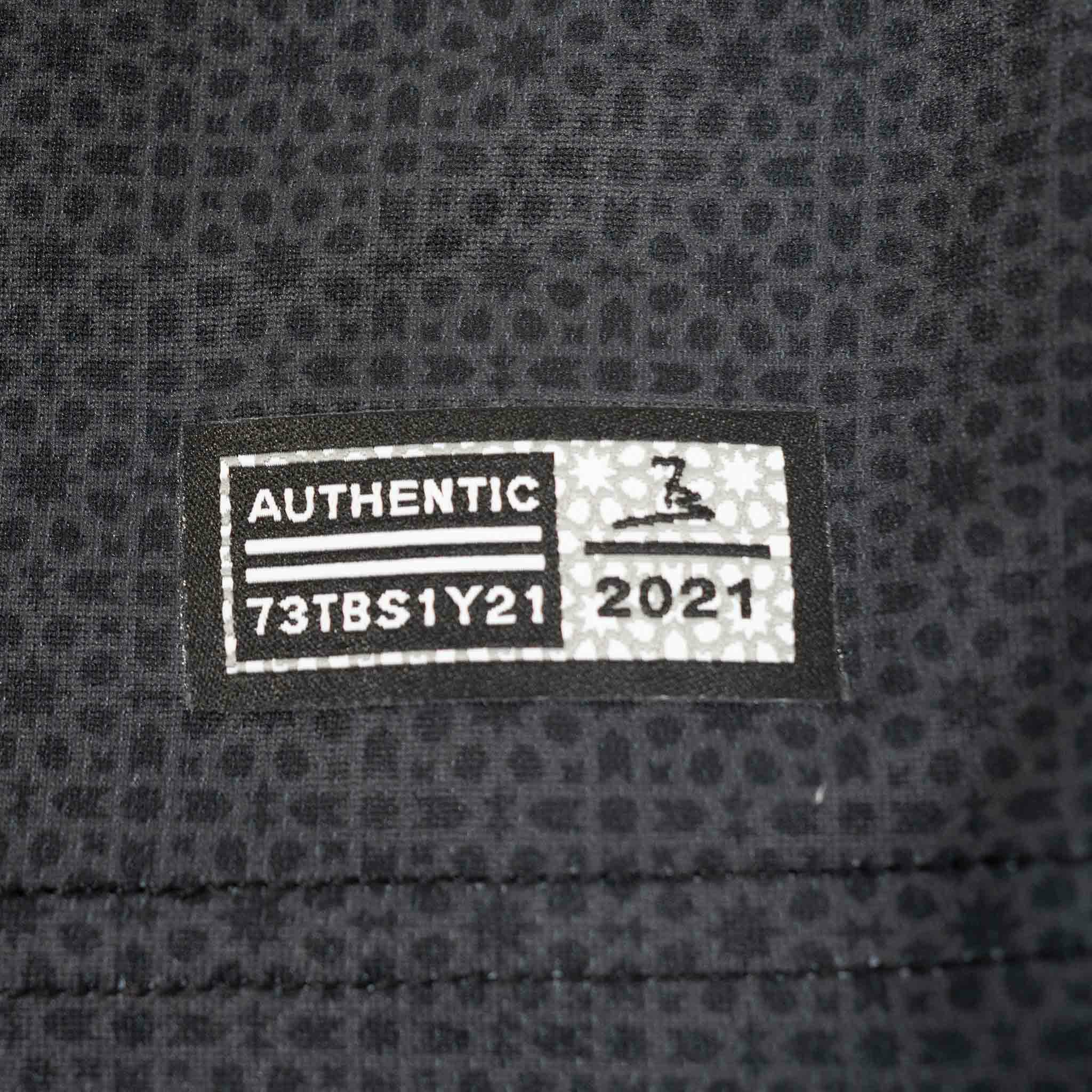TEAMBLADI Equipe-Trikot — Echtheits- und Produktionsetikett im Detail