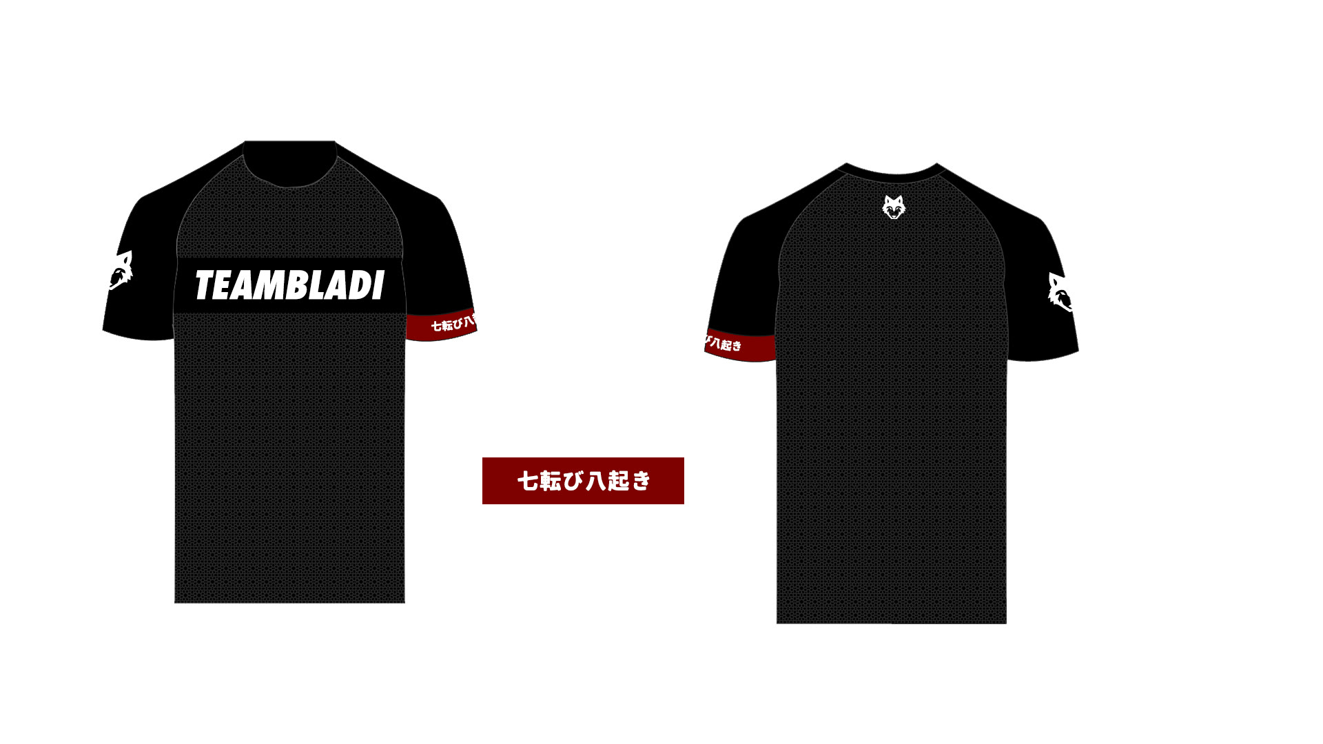 TEAMBLADI Senshi Black Rashguard IBJJF 2025 Hersteller-Techpack