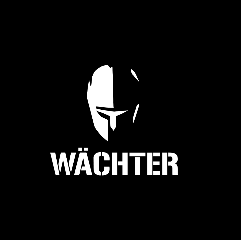 Wächter Group Logo — Helmmarke über der Schablonen-Wortmarke WÄCHTER